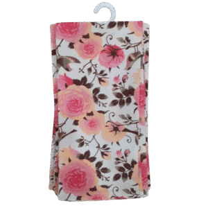 Vintage Floral Printed Kitchen Towel – Pink Rose Design