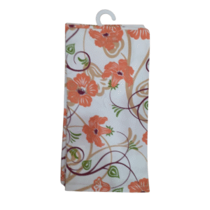 Floral Swirl Kitchen Towel – Peach & Vine Design