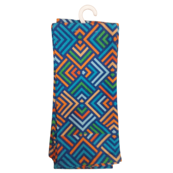 Vibrant Geometric Kitchen Towel – Multicolor Diamond Print