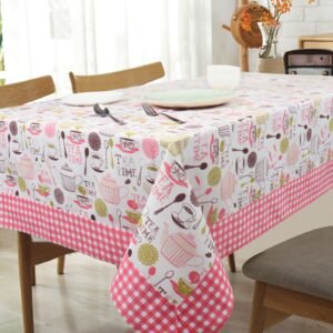 Charming "Tea Time" Table Setting with Gingham Touch
