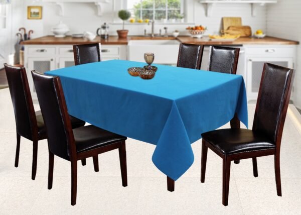 Solid Blue Tablecloth – Sleek & Versatile Dining Essential