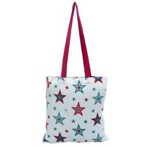 Starburst Canvas Tote Bag – Pop Style Everyday Essential